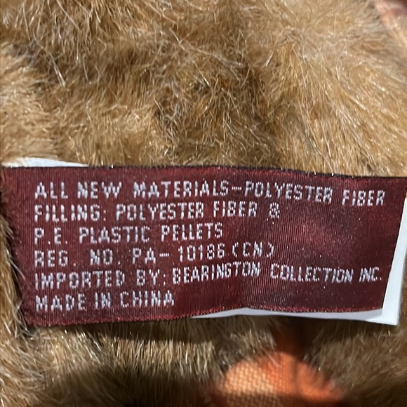 Bearington Bears "Autumn Harvester" 15” Plush Bear Retired! Halloween Fall Decor - Picture 11 of 13